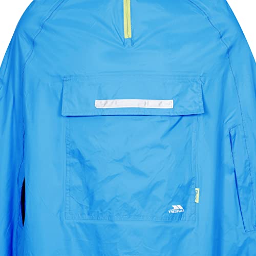 Poncho plegable de bolsillo chubasquero impermeable Trespass Qikpac transpirable unisex 4