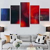 SIGNWIN 5 Panel Canvas Wall Art Organic Arrangement Modern Artwork for Home Decorations Ready to Hang - 60