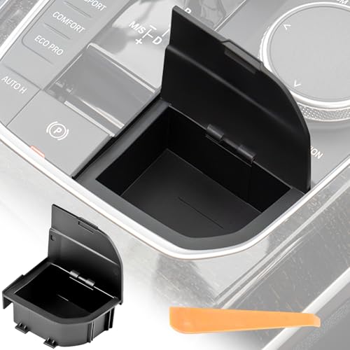 VexNook - Centre Console Modified Storage Box with Lid for BMW Series 1,3,4 | X3 X4 X5 X6 X7 F40 F44 G20 G26 G01 G02 G05 G06 G07 I4 I3 - Interior Accessories for Optimal Order in the Car