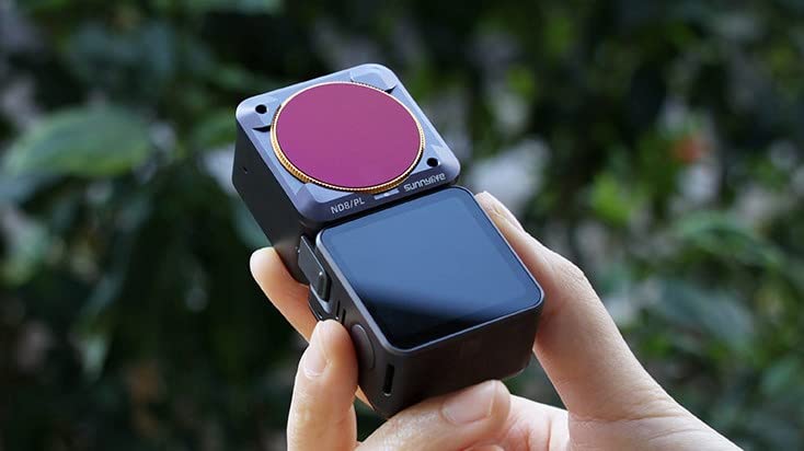 Image of Sunny Life Lens Filter Kit for Action 2 - Magnetic and Adjustable ND8, ND16, and CPL Filters - Perfect for Enhancing Image Quality and Control
