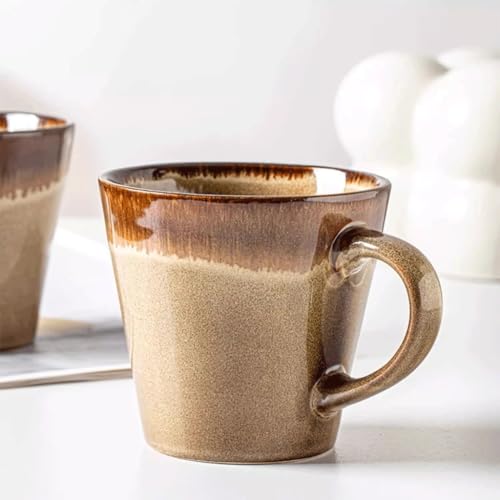 Tasse à café en céramique rétro NEBE pour garder le thé chaud à la maison
