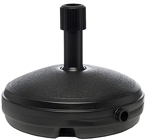 1ABOVE Garden Parasol Base Round Parasol Umbrella Stand 7L Plastic Water Filled Heavy Duty - Parasol Base Perfect for most Outdoor Decor Garden patio (ROUND)