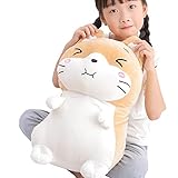 Meow Wang 15.7' Hamster Stuffed Animal Plush Toy，Cute Anime Body Soft Pillow Doll Kawaii Mouse Plushies，Great Gift for Kids Birthday,Valentine