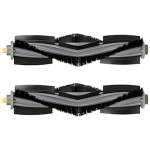 (2 Stück) T20 Omni Hauptsächlich Walzenbürste für Saugroboter ECOVACS DEEBOT X1 Omni/ T20 Omni/ T10/ T10 Plus/ T10 Turbo/ T10 Omni, Roboter-Staubsauger-Hauptsä... Walzenbürste, Hauptwalzenbürste
