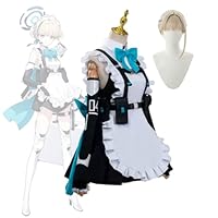 ブルーアーカイブ トキ メイド コスプレ 衣装 ウィッグ フルセット Amazon.co.jp: [YAYANA]ブルーアーカイブ 飛鳥馬 トキ メイド服