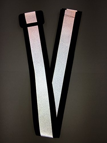 Nikitea 両面反射 バックル付 ネイビー反射タスキ