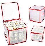 weihnachtsschmuck grosse kugeln HOCH QUALITÄT: Die Aufbewahrungsbox für Weihnachtskugeln besteht aus hochwertigem PP-Kunststoff und Vliesstoff, ist geruchlos, ungiftig und langlebig. Die Größe des entworfenen Gitters passt zu einer Weihnachtskugel und macht Ihre Christbaumschmuck ordentlich und schön.