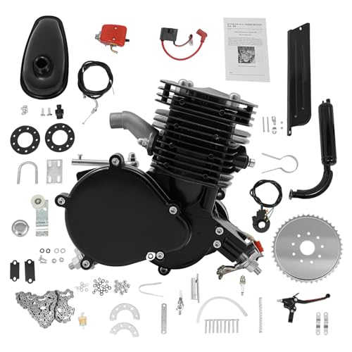110CC Bicycle Engine Kit, 2-Stroke Gas Motorized Bicycle Conversion Kit,