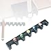 rockible 6 Hole Pool Cue Holder Billiard Cue Sticks Rack Portable Cues Claw Cues Rest for Adults Desk Sports Community Center Lovers