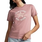 Converse Chuck Patch 10025212 - Camiseta para mujer, rosa, S