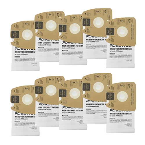 Image of POWERTEC 75058 Filter Bags for Eureka 60297A MM Canister Vacuum, 10PK