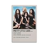 QHEUEKTSO Poster auf Leinwand, Motiv: Pretty Little Liars, 
