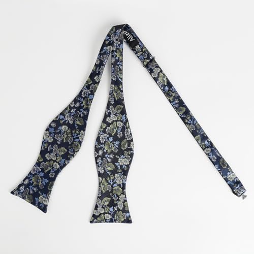 Image of Alizeal Mens 2pcs Floral Bow Tie Set