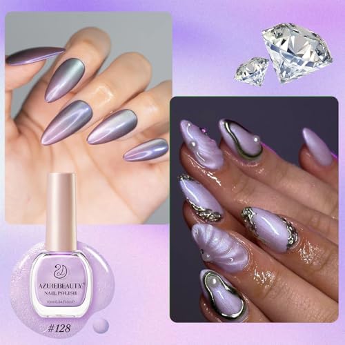 Image of AZUREBEAUTY Dreamy Purple Quick Dry Nail Polish