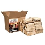 Firewood Central Kiln-Dried PA Ash – 8” Splits (Approx 39.5 lb) – Mild Smoking Wood for Pizza Ovens, BBQ & Fire Pits – Easy Light, Low Smoke, USA-Sourced