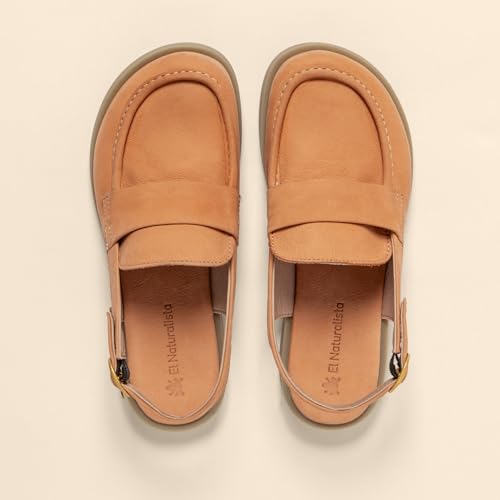El Naturalista Para Mujer. 2587211M9005_M17 Zapatos De Piel N5872 Arenisca Coral (41), Plano, Hebilla, Casual - 2