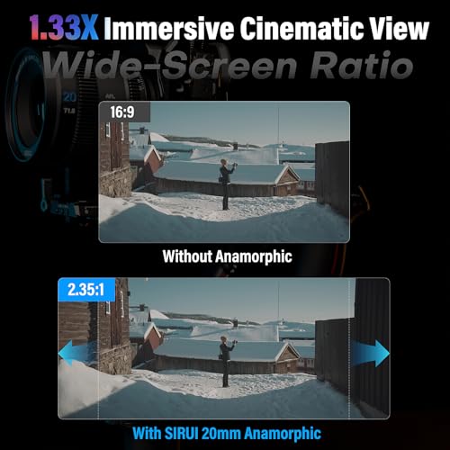 SIRUI 20mm T1.8 1.33X Anamorphic Lens, S35 Format Autofocus for Z Mount Cameras, Z5, Z50, Z6/6II, Z7/7II, ZFC, Z8, Z9 (Z Mount, Neutral Flare) - Image 3