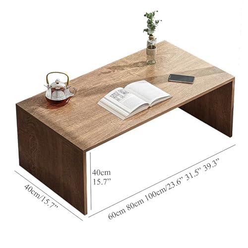 Table basse japonaise en bois pour optimiser les petits salons avec un meuble blanc - 3