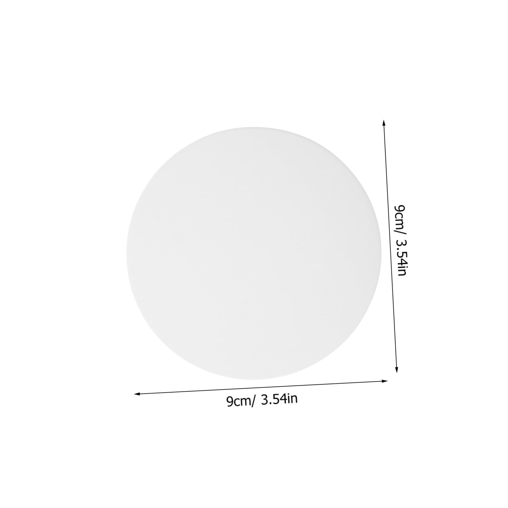 JECOMPRIS Lab Filter Paper Set 100pcs Cellulose Filter Paper for Well Water Kitchen Oil Filtering