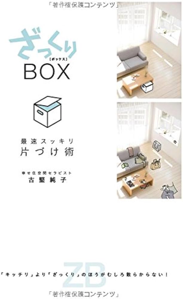 ざっくりBOX 最速スッキリ片づけ術 | 古堅純子 |本 | 通販 | Amazon