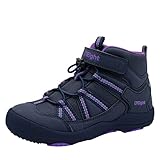 i78 Kinder Wanderschuhe Jungen Mädchen Outdoor Abenteuer Atmungsaktive Sport Schuhe (Marine-Violett Rainbow, 36)