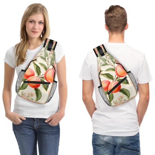 Bolso tipo sling unisex de poliéster 7.9x3.5x14.2 in miniatura 2