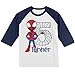 Personalized Spider Boy Super Hero Birthday Shirt |Handmade Decorated Shirt | Personalized with Name and Age | Unisex 3/4 Sleeve Raglan T-Shirt