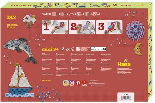 Hama Perles À Repasser Midi Coffret Cadeau 6000 Pièces - vue 5
