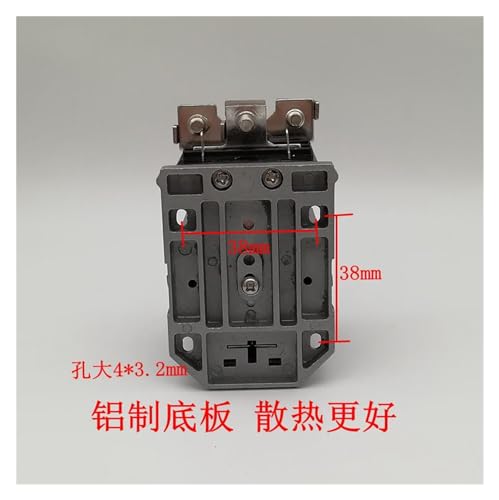 Relé AC220V 120A JQX-120F 1Z para carril DIN con alta potencia 4