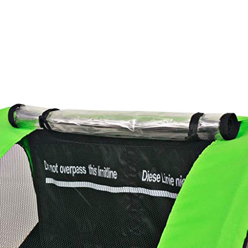 Fietsaanhanger voor kinderen, maximale draagkracht 30 kg, inklapbaar voor eenvoudig transport en opslag, geschikt voor 1… - Afbeelding 5