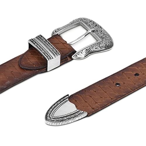 Cuadra Women's Belt in Bovine Leather Brown CDA02RS3