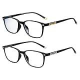 KbouZgxa 2 Stück Autofokus Brille mit Selbsteinstellung, Intelligente Sehhilfe mit automatischer Fokusanpassung, Komfortable Alltagstauglichkeit für Lesen und Arbeiten，13.9 * 15.3 CM