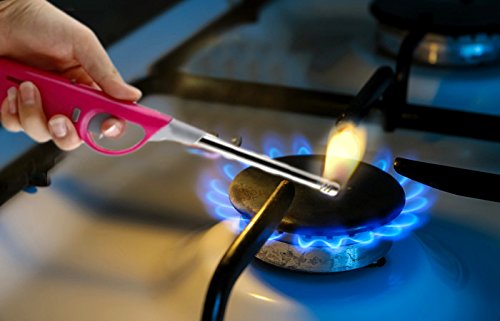 5 Pack Refillable Multi Utility Lighter Assorted Colors Bbq Lighter Firestarter For Kitchen Camping Grilling Bbq Home Adjustable Flame With Safety Top Quality Lighters. Ready To Use. Child Resistant #TOP5