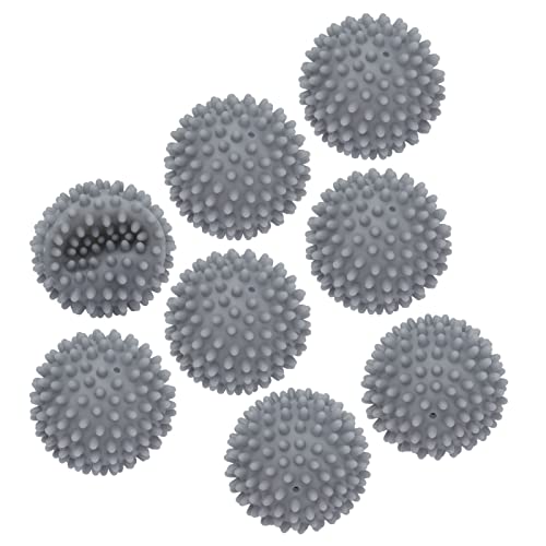 8PCS 衣類乾燥ボール シリコン 再利用可能 乾燥ボール 乾燥機用 6cm
