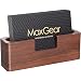 MaxGear Business Card Holder Wood Business Cards Holder for Desk Business Card Display Holder Desktop Business Card Stand for Office,Tabletop - Rectangle