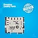EvertechPRO WB24X40331 WB24X22341 Cooktop Infinite Control Switch Replacement for GE