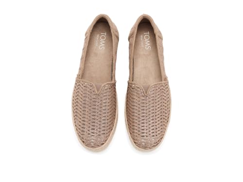 Image of TOMS Women's Valencia Platform Espadrille, Textile Upper, OrthoLite Insole