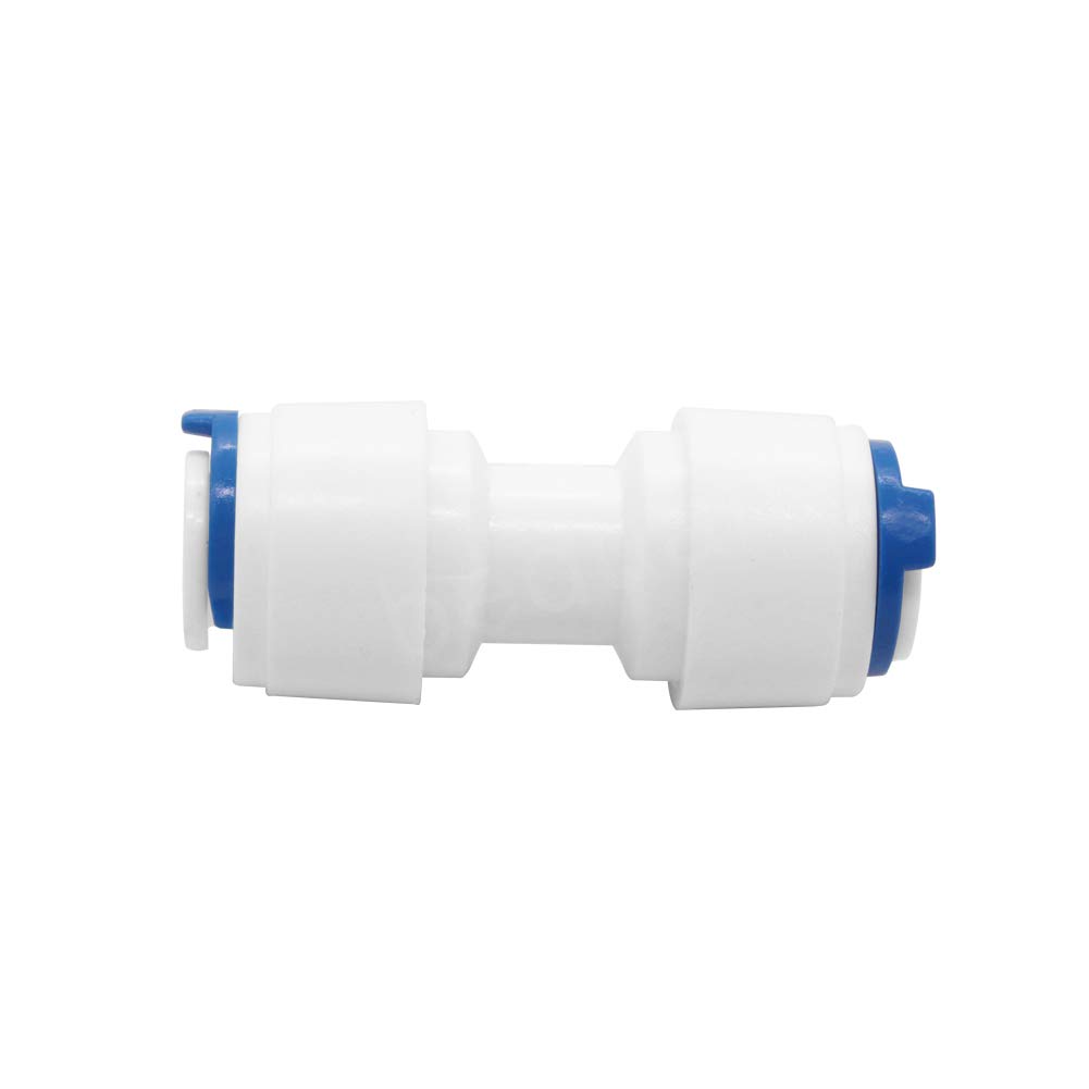 Beduan Water Push to Connect Quick Connect Fitting 3/8" Tube OD for RO Water Reverse Osmosis System Water Tube Fitting (Ball Valve + T + L + I Combe, Pack of 16)