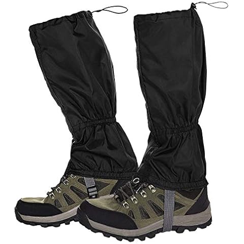 NATUCE Hiking Gaiters Lightweight Leg Gaiters Snow Gaiters Waterproof Windproof Durable Leg Cover Protect for Mountain Snow, Hiking, Skiing, Walking, Climbing, Hunting Cover