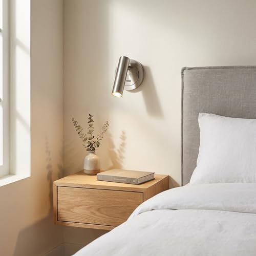 Aplique de pared LED orientable de 2700K para dormitorio y hostelería 5