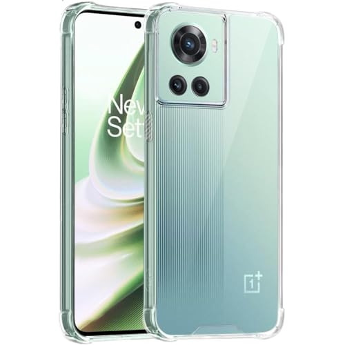 TheGiftKart Crystal Clear Back Cover Case for OnePlus 10R 5G / 10R Prime 5G | 360 Degree Protection | Shock Proof Design | Back Cover for OnePlus 10R 5G / 10R Prime 5G (PC & TPU, Transparent Bumper)