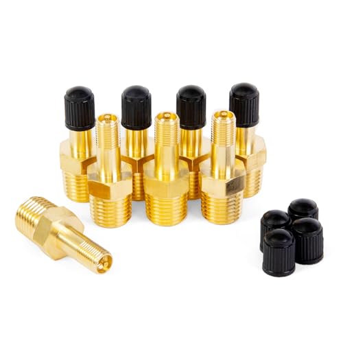 ChillWaves Brass Tank Valve, Standard Valve Core 1/4" NPT Anti-Corrosion