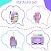 Imagen de HTgroce Mochila Escolar Niña con Ruedas Corazón