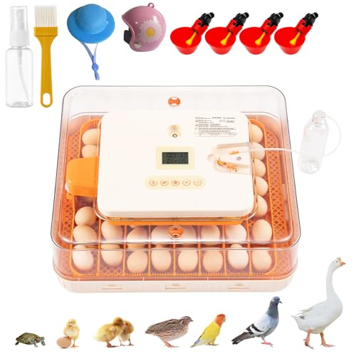 PulseFay 56 Egg Incubator for Hatching Eggs–Smart Auto Turner &