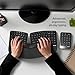 Incase Sculpt Ergonomic Keyboard – Designed by Microsoft – Split Keyset Design, Palm Rest, Contoured Layout, One-Touch Windows Button, AES 128-Bit Encryption, Includes Separate Number Pad – Black