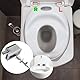2 Stück Universal Wc Sitz Halterung, Wc Sitz Befestigung, Universal Wc Sitz Scharniere, ABS Ersatzscharniere Softclose WC Sitz Metallscharniere für Feste Toilettensitzteile Zu Installieren