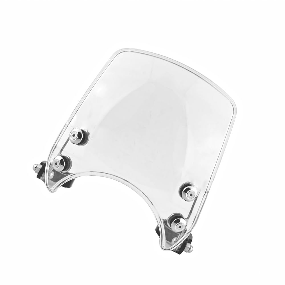Parabrezza per moto Baceyong parabrezza per moto H&arl-ey Sportster XL 883 1200 modelli 2004-2019, trasparente