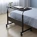 Produktbild NBVCX Wohnaccessoires Verstellbarer Lap-Tisch Tragbarer Laptop-Computer-Stehpult 80X40cm Cart Tray Beistelltisch für das Bett Sofa Hospital Nursing Reading Essen (Farbe: Schwarz)
