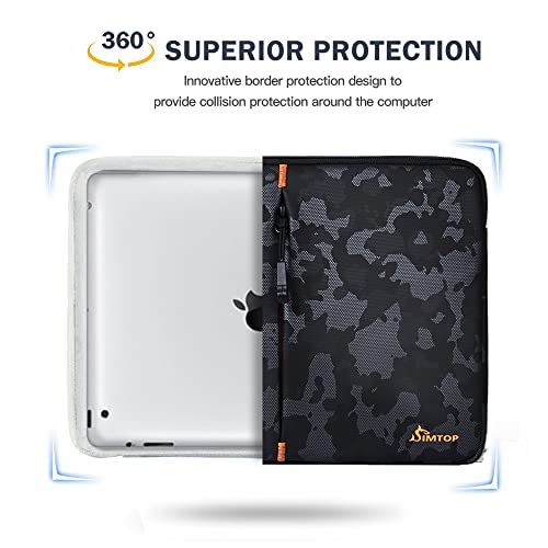 Image of MOCA 360 Protection 10.5-11 Inch Tablet Sleeve Case Bag for iPad 10.2'' /Ipad Air 4 10.9 Inch /Ipad Pro / 9.7 inch Ipad, Surface Go /Surface Pro, Galaxy Tab 10.5 /Xiaomi Pad 5 (9.7-11 Inch, Camoflague)
