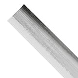tapajuntas metalicos desnivel Largo: 82 cm. Tapajuntas Adhesivo Para Moquetas Metal Plata 82,0 cm.